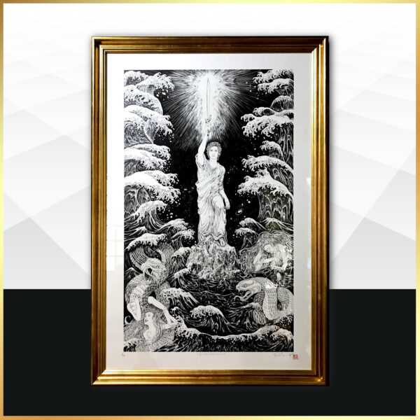 ラインアート「アーリヤー・メーターヤーへの道」