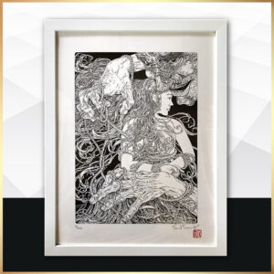 ภาพวาดอารียา เมตายา 022021(size 30x40 ซม.)