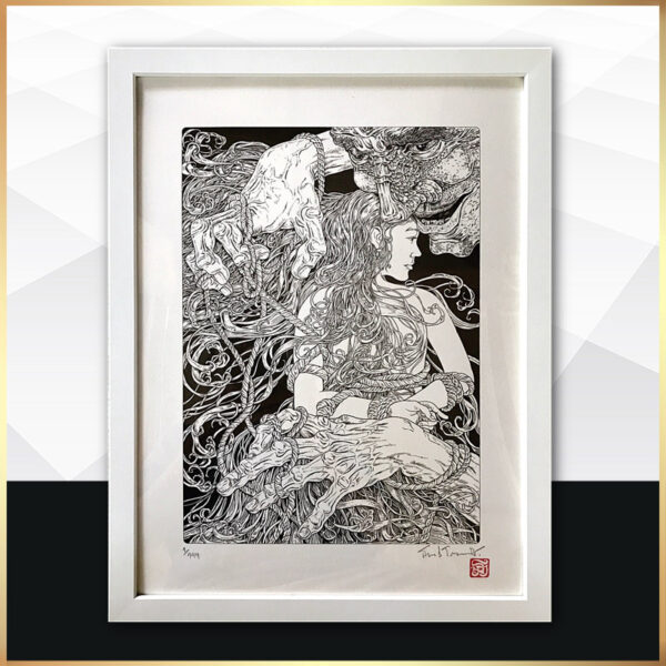 ภาพวาดอารียา เมตายา 022021(size 30×40 ซม.)