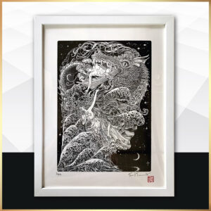 ภาพวาดอารียา เมตายา 042021 (size 30x40 ซม.)