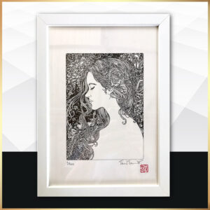 ภาพวาดอารียา เมตายา 052021 (size 22x31 ซม.)