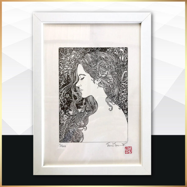 ภาพวาดอารียา เมตายา 052021 (size 22×31 ซม.)