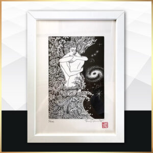 アリーヤー・メタヤー 絵画 072021 (サイズ： 22 x 31 cm)
