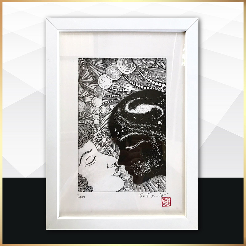ภาพวาดอารียา เมตายา 082021 (size 22x31 ซม.)