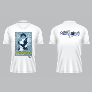 เสื้อยืดอารียา เมตายา คอวี ลายกอดฉัน
